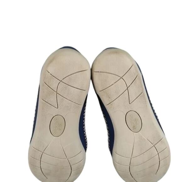 Earth Origins Shoes Women 9.5 Casual Flats Slip On Freya Blue Leather Career Low - Picture 10 of 15